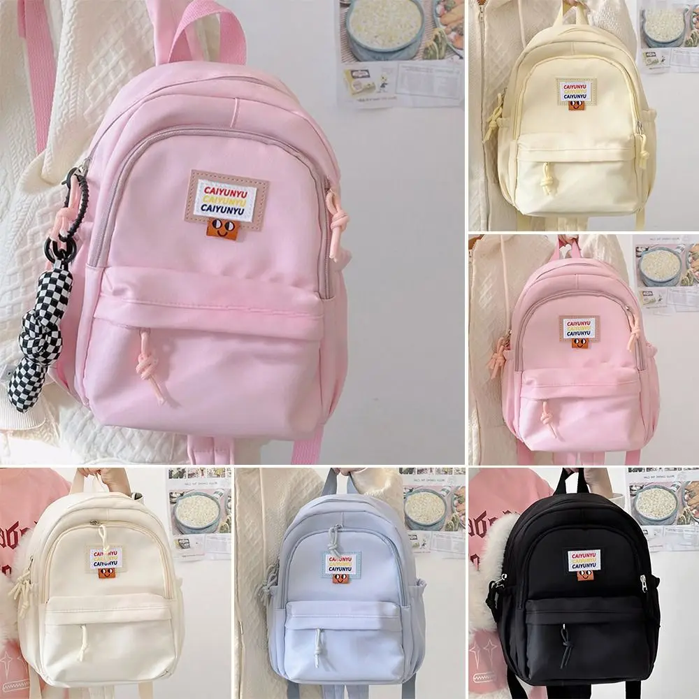 

Large Capacity Women Backpack Zipper Schoolbags Lightweight Travel Shoulder Bag Mommy Backpack Portable