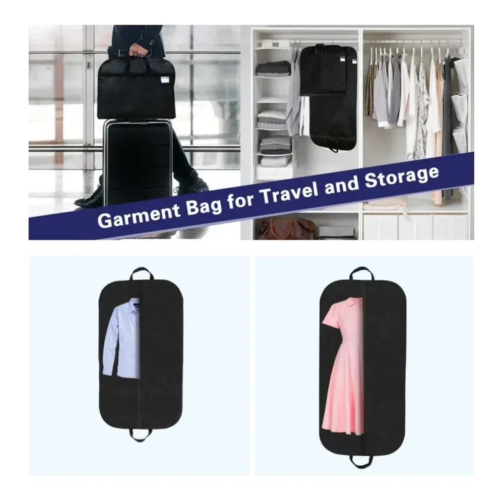 

Breathable Garment Bag with Stable Zipper,60x120cm Suit Bag for Men Luggage Clothes Protective Cover Dustproof Travel Organizer