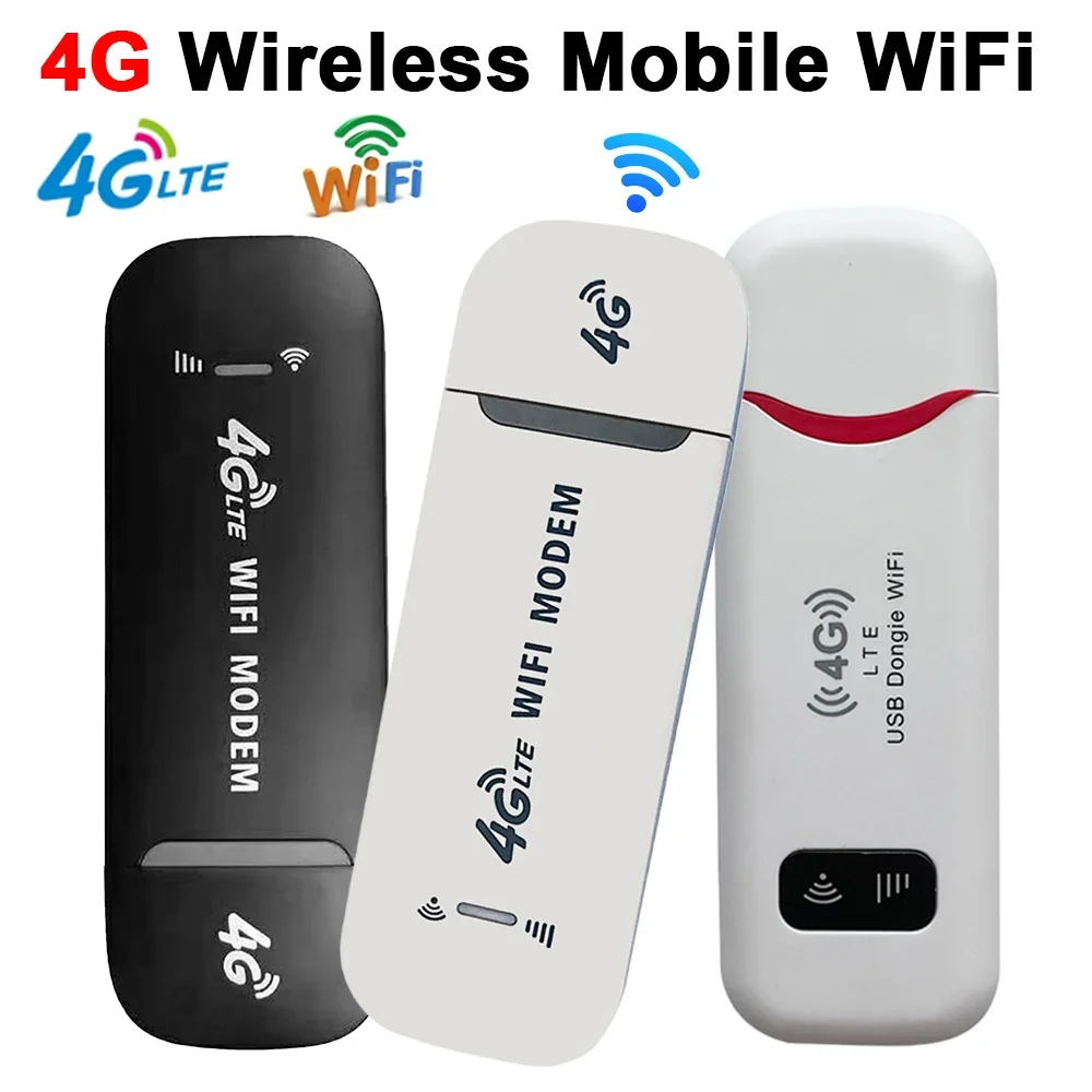 

Беспроводной Wi-Fi адаптер 4G LTE Беспроводной USB-ключ Мобильный широкополосный модем 150 Мбит/с 4G SIM-карта Беспроводной маршрутизатор Домашний офис