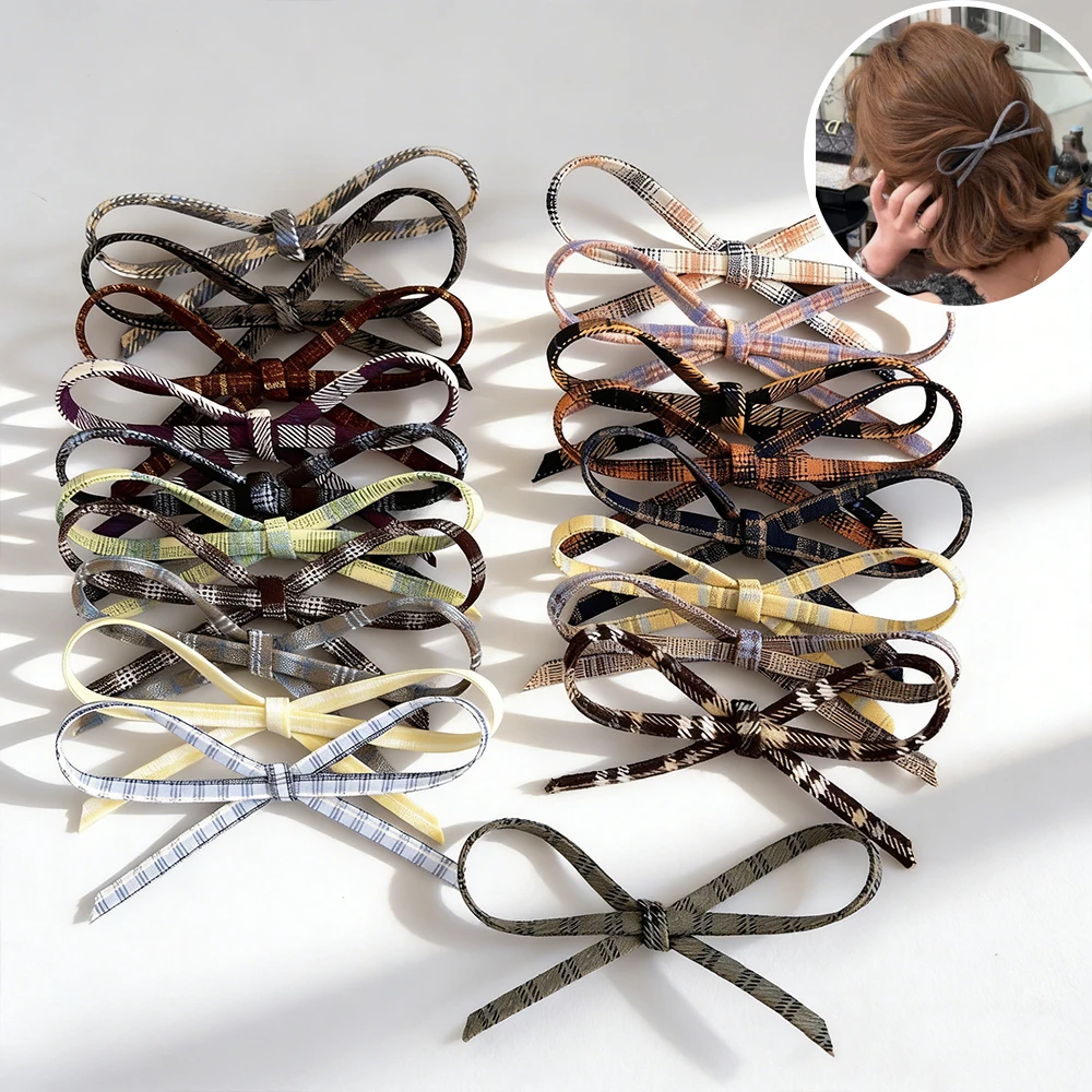 

Cordial Design 50Pcs 39*94MM Handmade Bow/Bowknot Shape/Hand Made/Jewelry Accessories/Shark Clasp Hairpin/Denim Fabric #20092