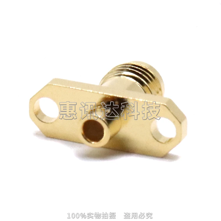 SMA-KFB2 SMA female head with two-hole flange welded SFT/SFX-50-2 semi-steel semi-flexible 086 cable