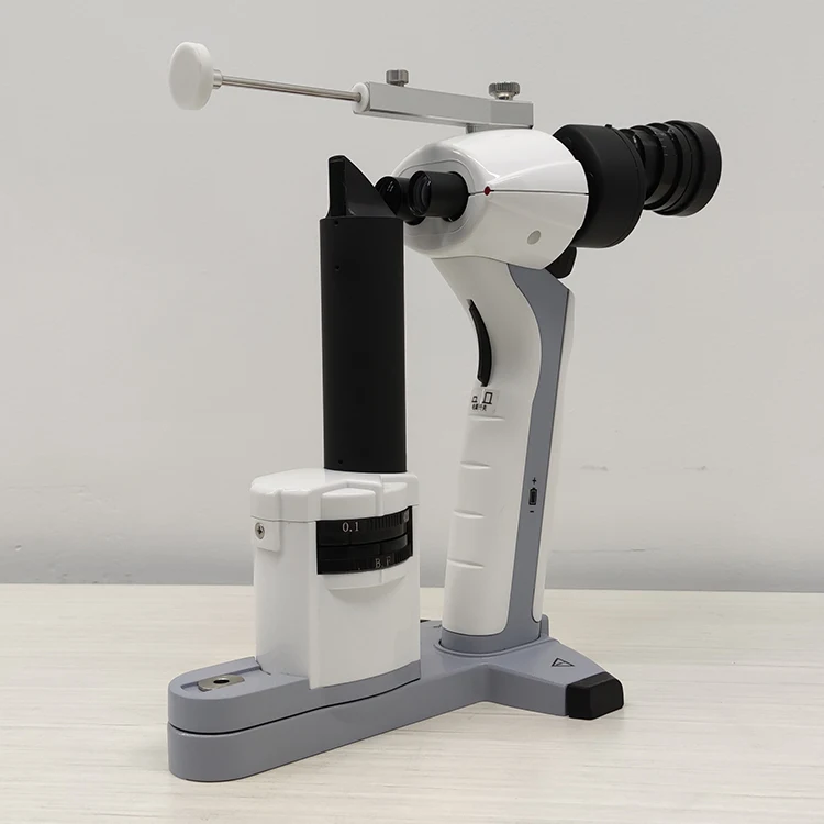 Eye Examination Equipment 2 Step LED Light Portable Veterinary Slit Lamp