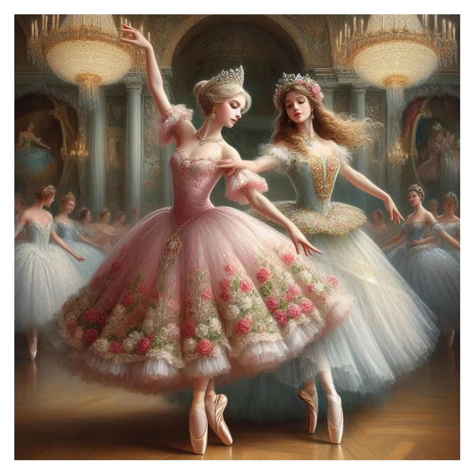

Woman Dance 500PCS/1024 PCS Jigsaw Puzzles Portrait Relaxing Family Activity Games for Living Room Home Decor Gift