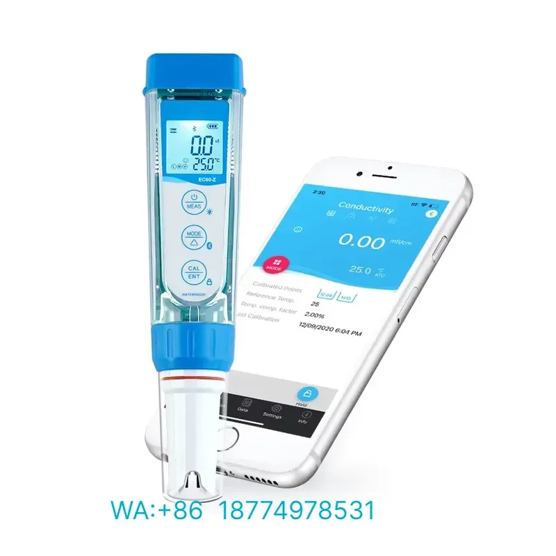 for NADE EC60-Z 0 to 20 MS/cm Laboratory Smart Conductivity TDS Tester Kit with Mobile App for Seamless Water test Experience