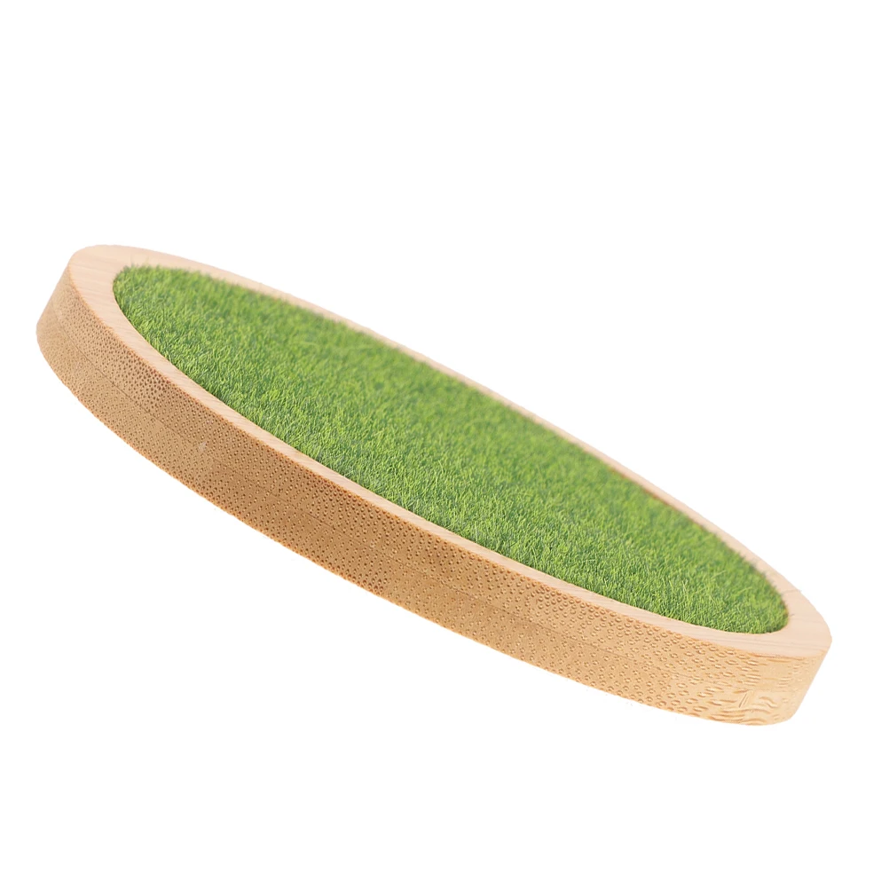 

Action Figure Display Base Grass Riser Simulated Lawn Pedestal Wood Risers for Decor Model Toy Figurine Collection Storage