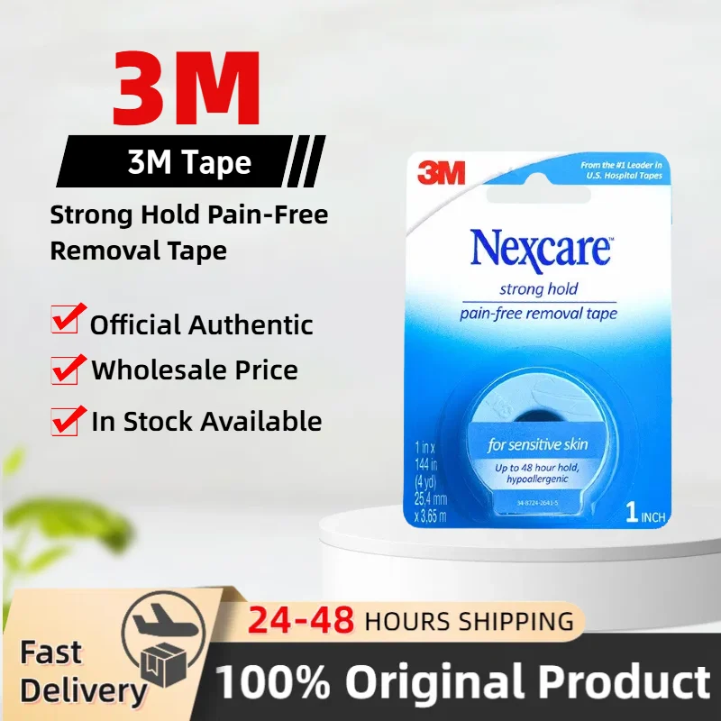 

Original 3M Nexcareble Sensitive Skin Tape Strong Hold Pain-Free Removal Tape Hypoallergenic