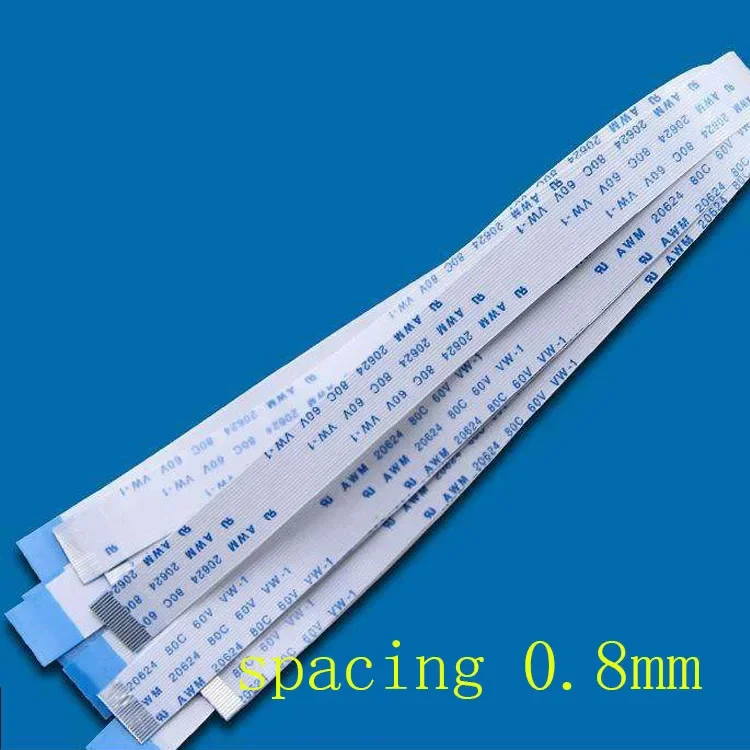 10Pcs FPC Flexible Flat Cable FFC 0.8MM 150MM A type interface 6P 8P 9P 10P 12P 14P 16P 18P 20P 22P 24P 26P 30P 36P 15cm fpc 0.8