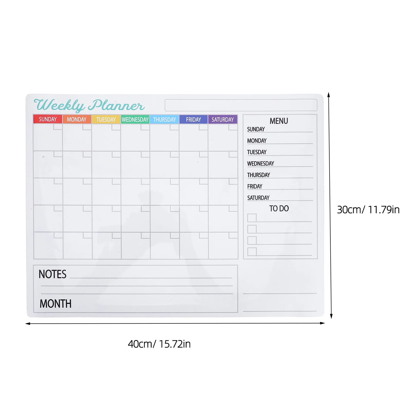 Monthly Planner Whiteboard Sticker Pack 12 Months Yearly Calendar Dry Erase Surface for Scheduling Goal Setting Productivity