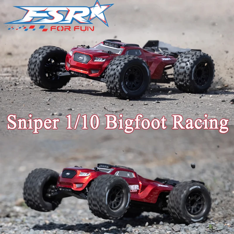 FSR Sniper 1/10 Bigfeet Racing Card Professional RC High Speed Remote Control Model Car 4WD Brushless Off Road Vehicle