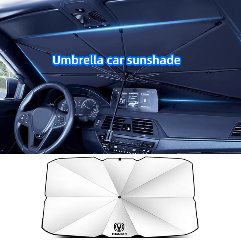 Customize Car Front Sunshade Umbrella Anti-Uv, For Changan CS75 UNI-K UNI-T UNI-V CS35 Plus CX70 CS95 Hunter Eado Alsvin 2024