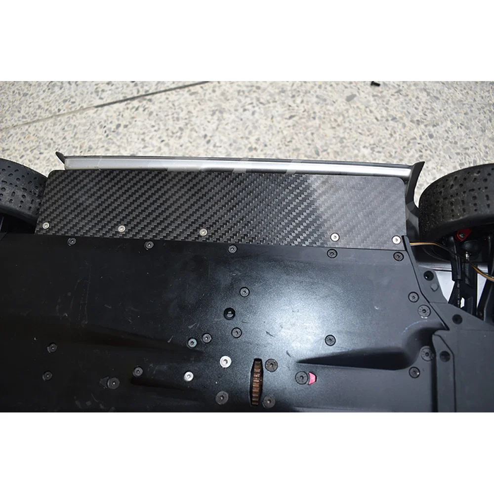 GPM carbon fiber 56MM width outer wing guard Foot pedal Side Skirt Set ARA320509 for ARRMA 1/7 INFRACTION FELONY 6S BLX