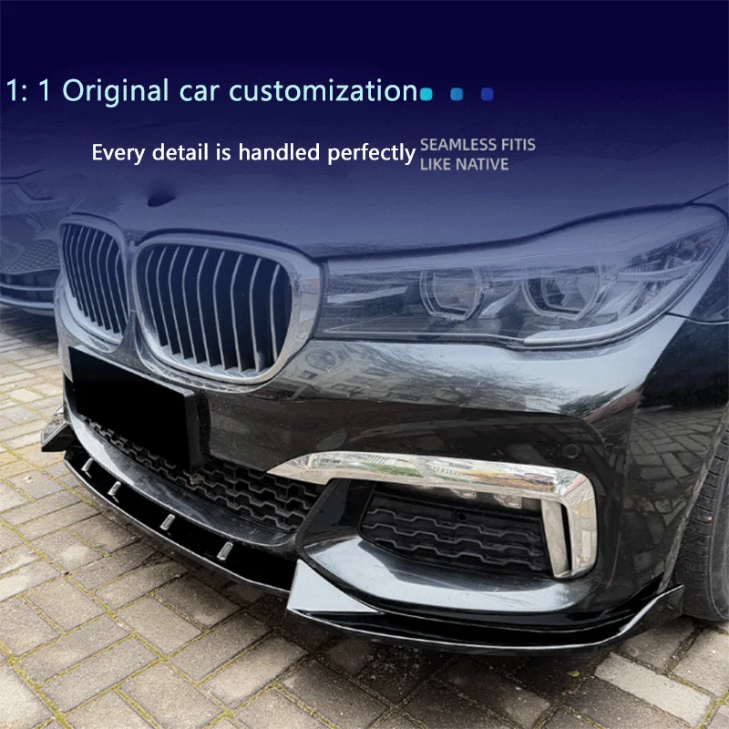 BMW 7 시리즈 g11 g12 초기형 M 스포츠 2016-2018 프론트 립 프론트 스포일러 소형 서라운드 개조 액세서리에 적합 썸네일 2