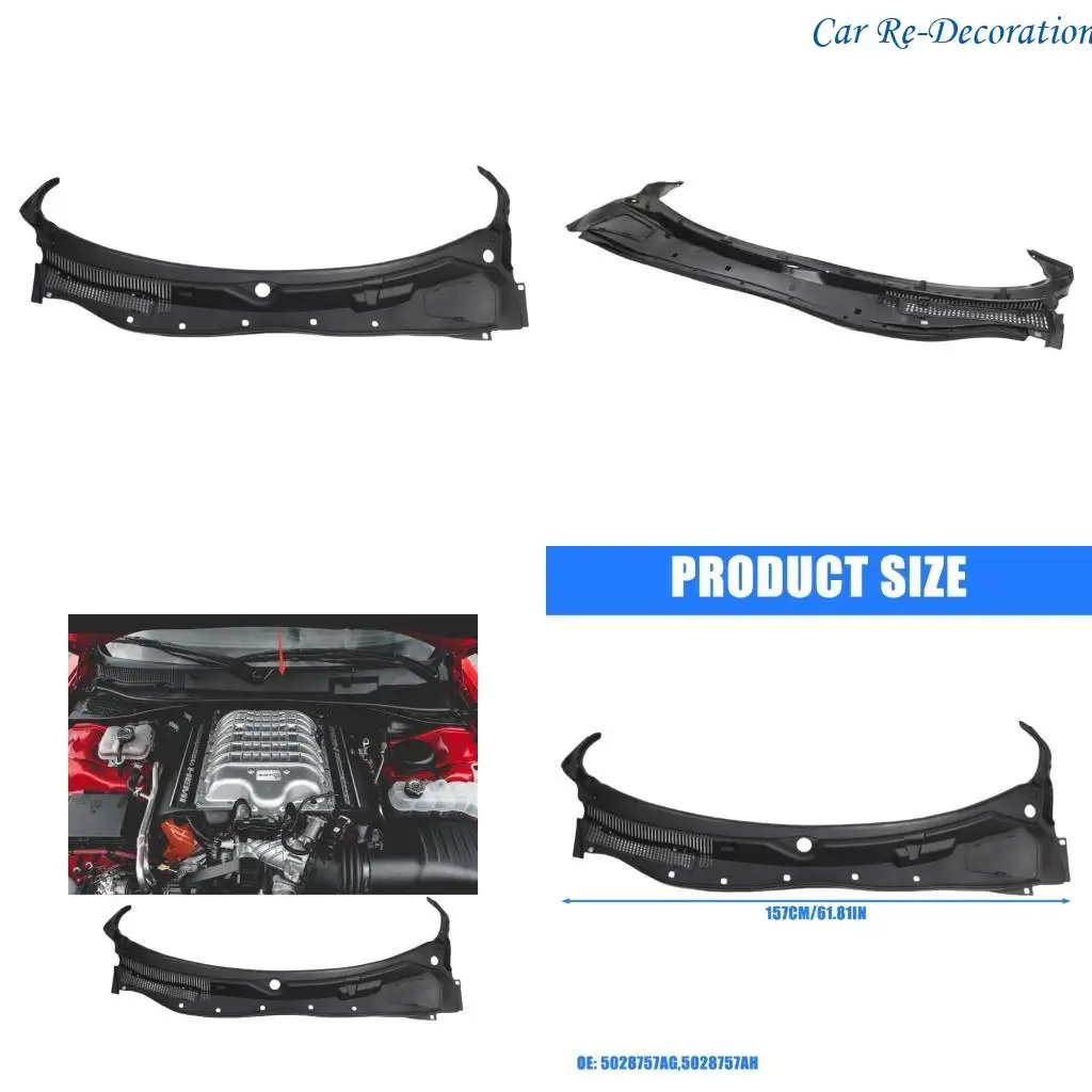 

R58D Plastic Front Hood Guard for 5028757AG 5028757AH Left Hand Use Car Exterior Part