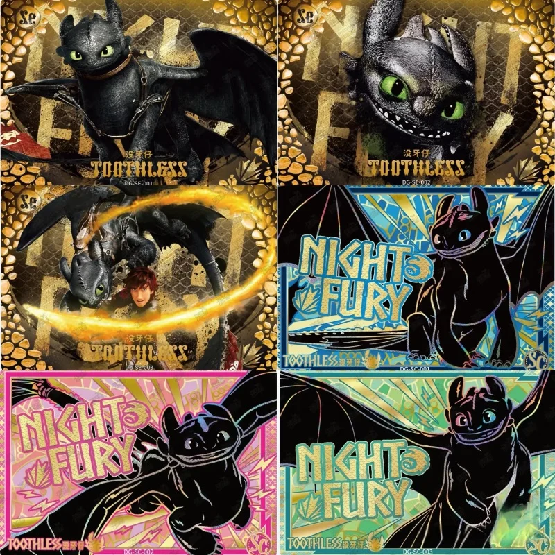 Echte KAYOU How To Train Your Dragon Vol.1 Wind Bag Dragon Search-collectiekaart Tandeloze film Tv Anime-collectiekaarten