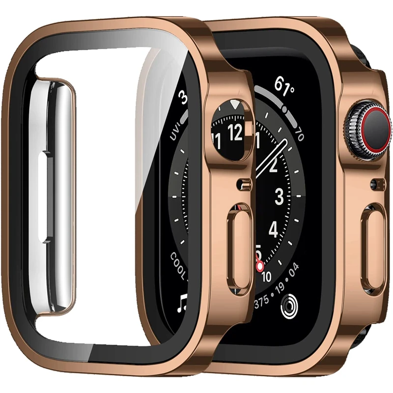 Apple Watch用スクリーンプロテクター,強化ガラス,スクリーンプロテクター,45mm, 41mm, 49mm, 44mm, 40mm,iwatchシリーズ用,ウルトラ7,8,se 6、5、9