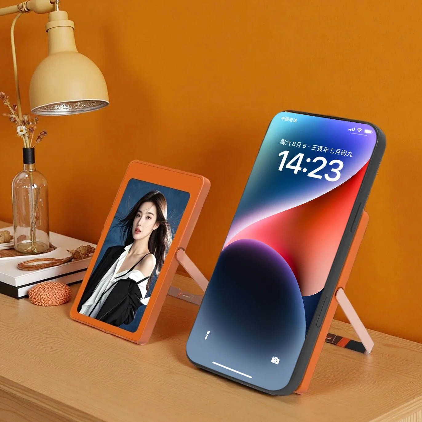 

3.7 Inch NFC Smart Digital Photo Frame E-Ink Screen Stand Magnetic Phone Holder DIY Picture Ink Holder Desktop Decoration