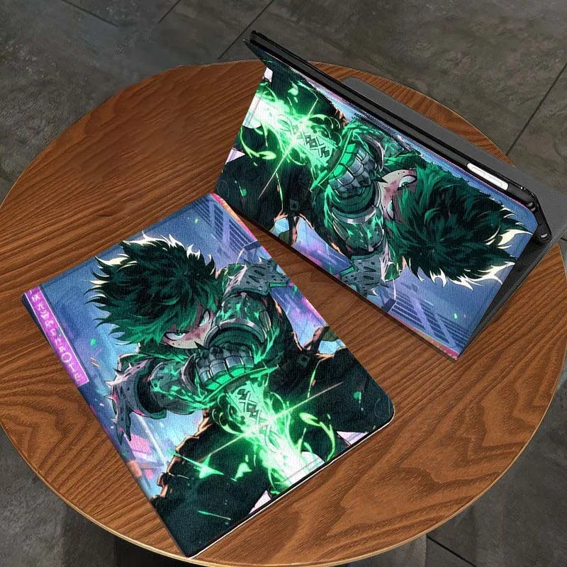 حافظة كمبيوتر لوحي My Hero Academia مشهورة لهاتف سامسونج جالاكسي تاب A7 A A8 A9 A11 S6 S11 10.1 10.4 10.5 بوصة Lite PLUS
