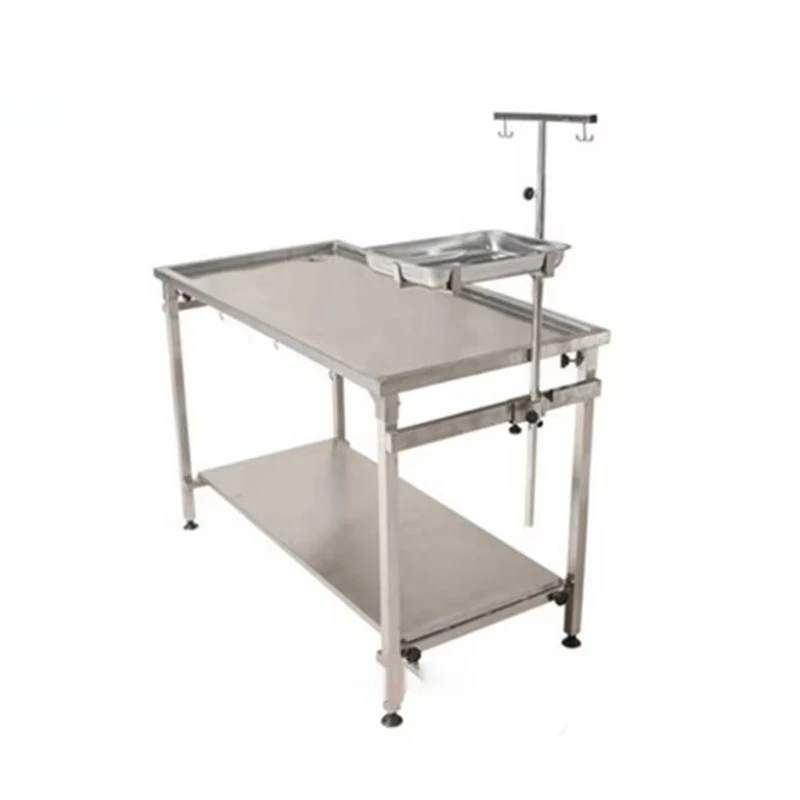 Veterinary Stainless Steel Equipment Animal Diagnosis Treatment Table Pet Operating Table for Clinic Animal Care and Supplies