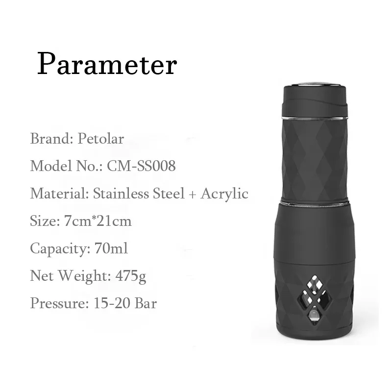 Manual Portable Coffee Maker Mini Espresso Manually Handheld Pressure Espresso Coffee Machine