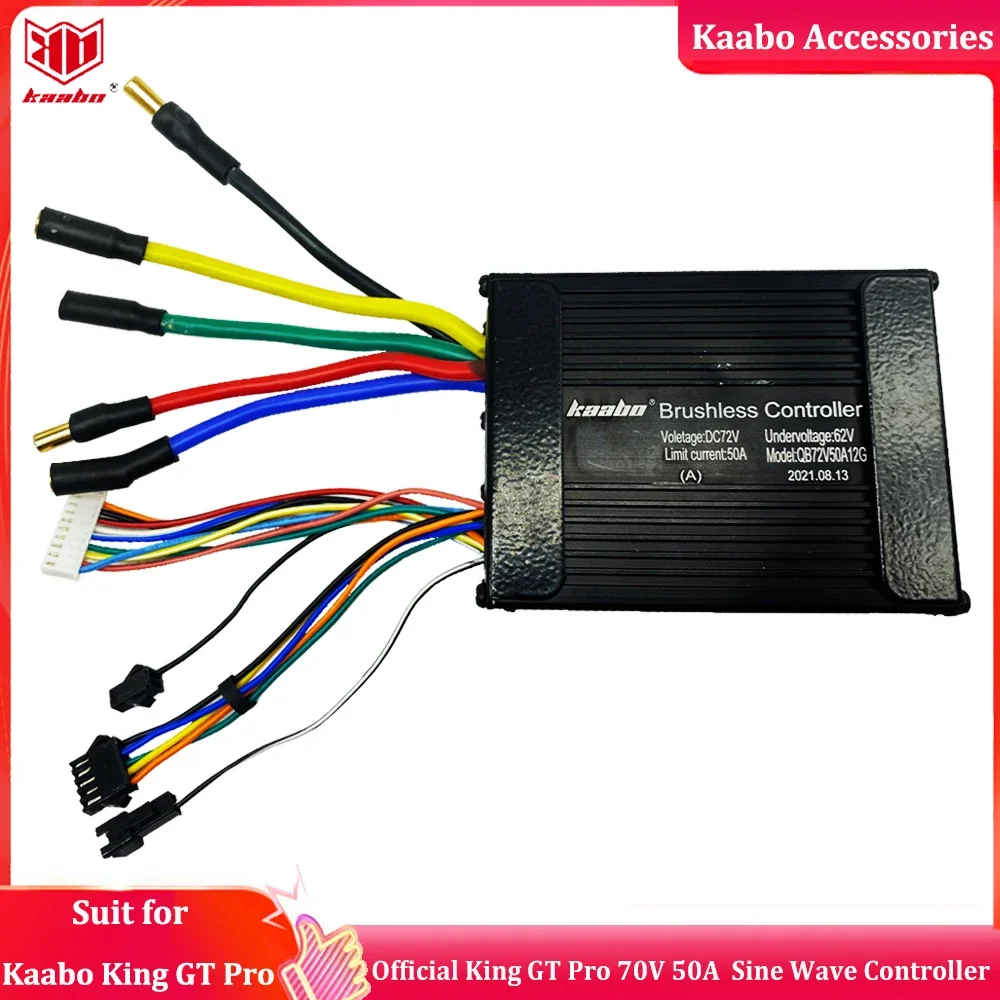 Original Kaabo Wolf King GT Pro 72V 50A  Sine Wave Controller Brushless Controller for Kaabo Wolf King GT Pro Kaabo Accessories