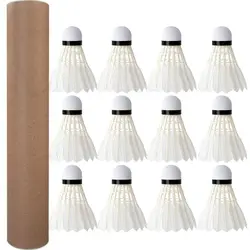 3/6/12PCS Professional Badminton Shuttlecock Black Goose Feather Badminton Shuttlecock Training Shuttlecock Sport Badminton Ball