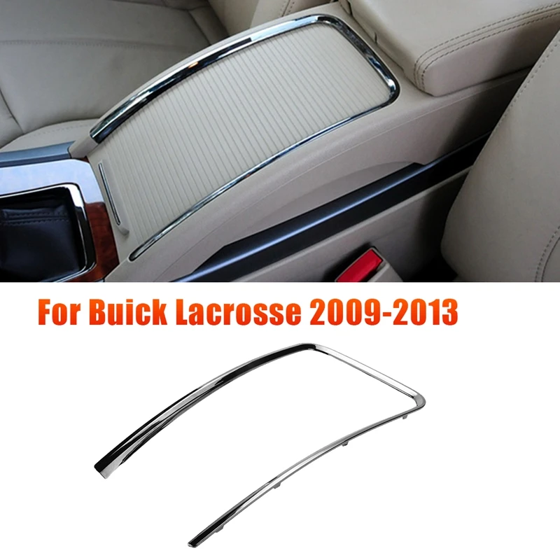 Console Sliding Shutters Cup Holder Roller Blind Cover & Armrest Box Trim Ring Strip Plating Parts For Buick Lacrosse 09-13 A