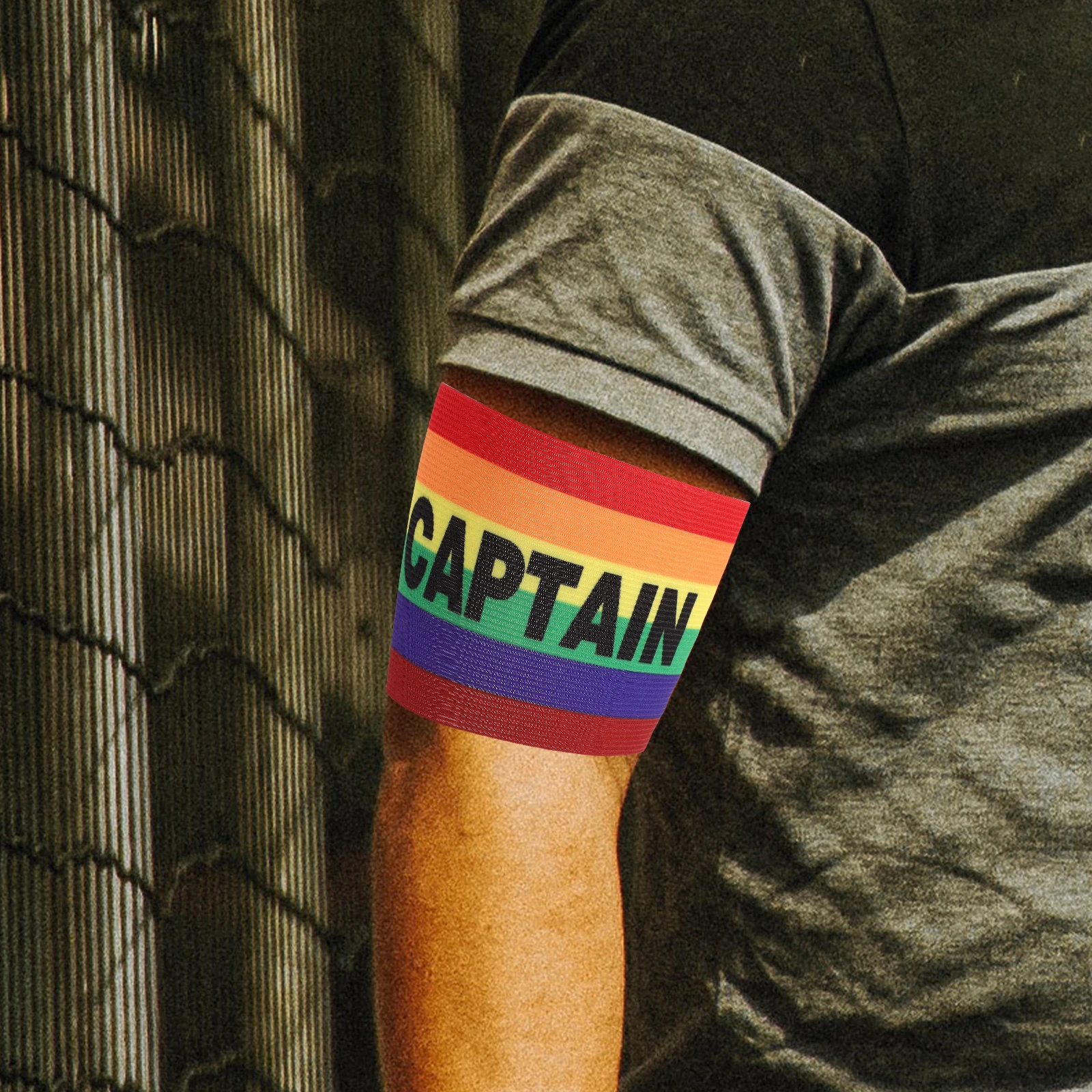 

Elastic Football Bright Colored Sports Leader Armband Leaders Arm Sign Soccer Team Armbands Wear-Resistant Mark Band Outdoor