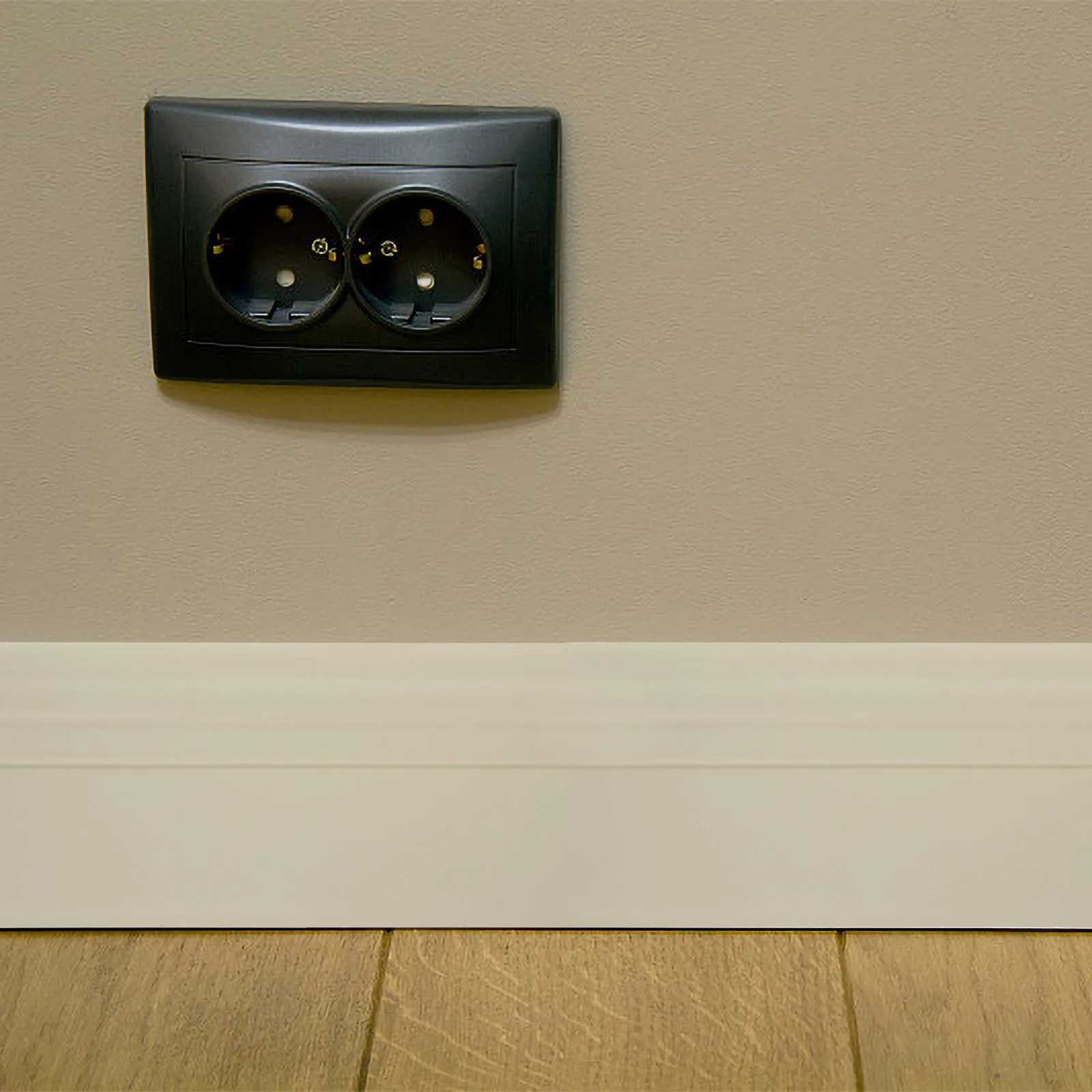 Descasque e colar rodapé tira resistente auto adesivo guarnição de parede para sala estar quarto superfície lisa fácil limpo removível