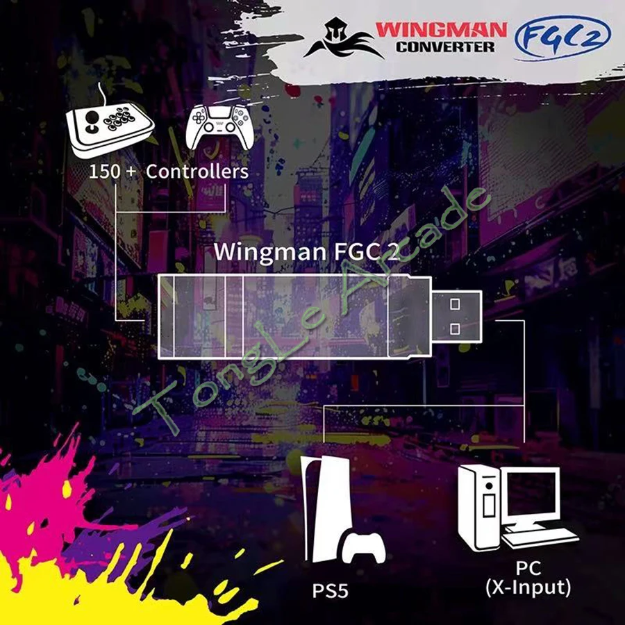 Konwerter Brook Wingman FGC 2  – Arcade Stick For Ps5 Pc Switch recenzja i cena