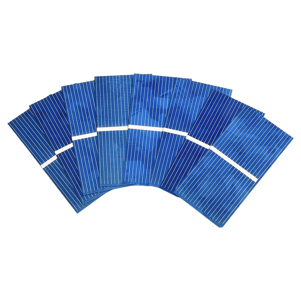 High Efficiency Solar Polycrystalline Silicon Solar Energy Exploration 100 Pcs Solar Cell Set Flexible Solar 0.13W Power