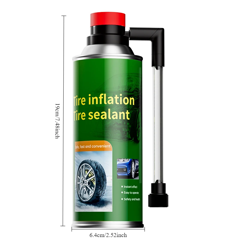 450ml automobile tire, electric vehicle tire repairing vacuum fluid from motorcycle automatic leakage filling, inflatable, elect