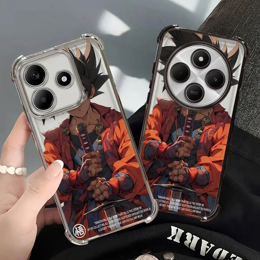

DragonS BallS GokuS Case for Redmi Note 10 Lite 9Pro 14ProPlus 10 11 12 13 Pro 11s 9S 10s Soft Cover