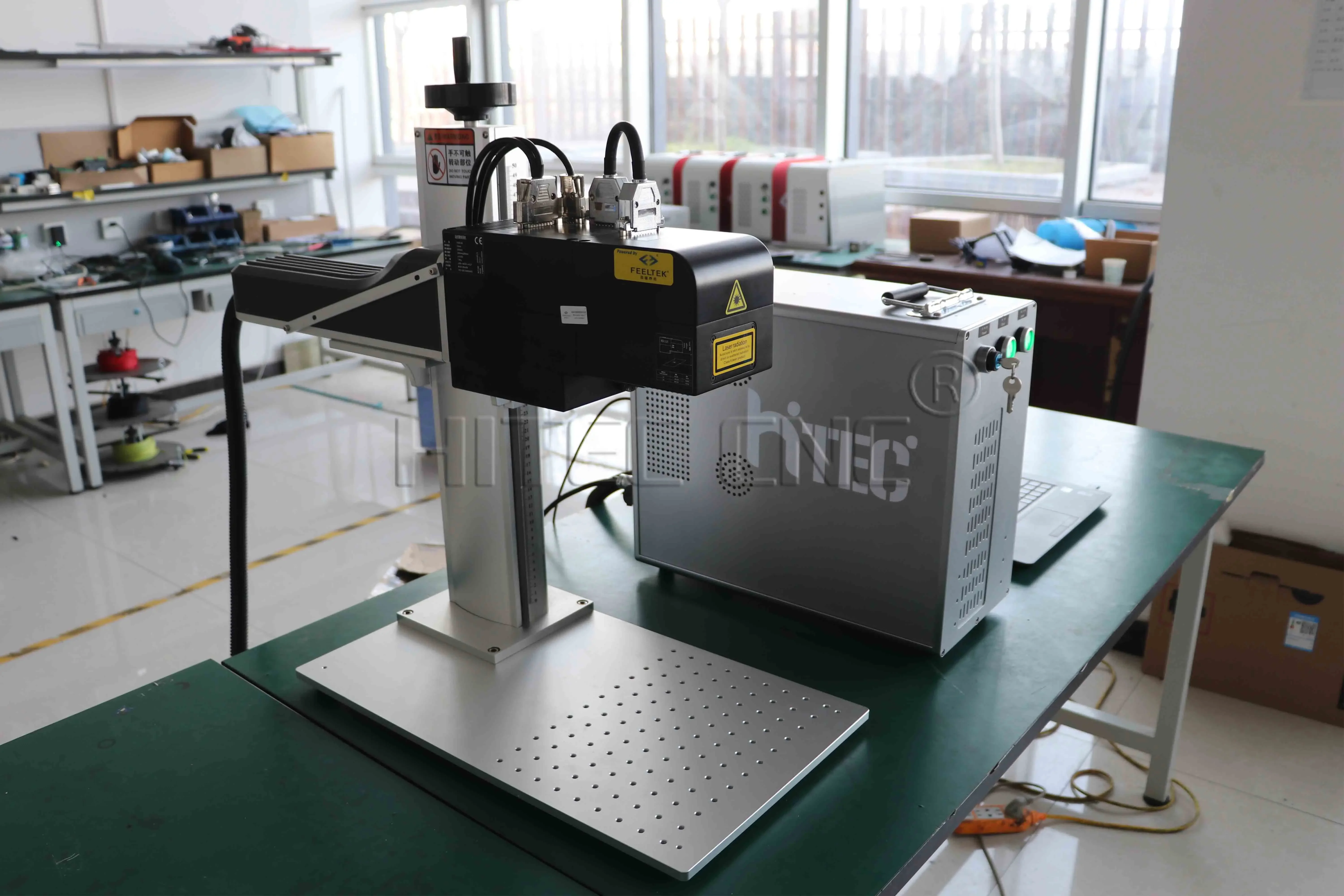 100W Mopa JPT Color 3d Dynamic Fiber Laser Marking Machine