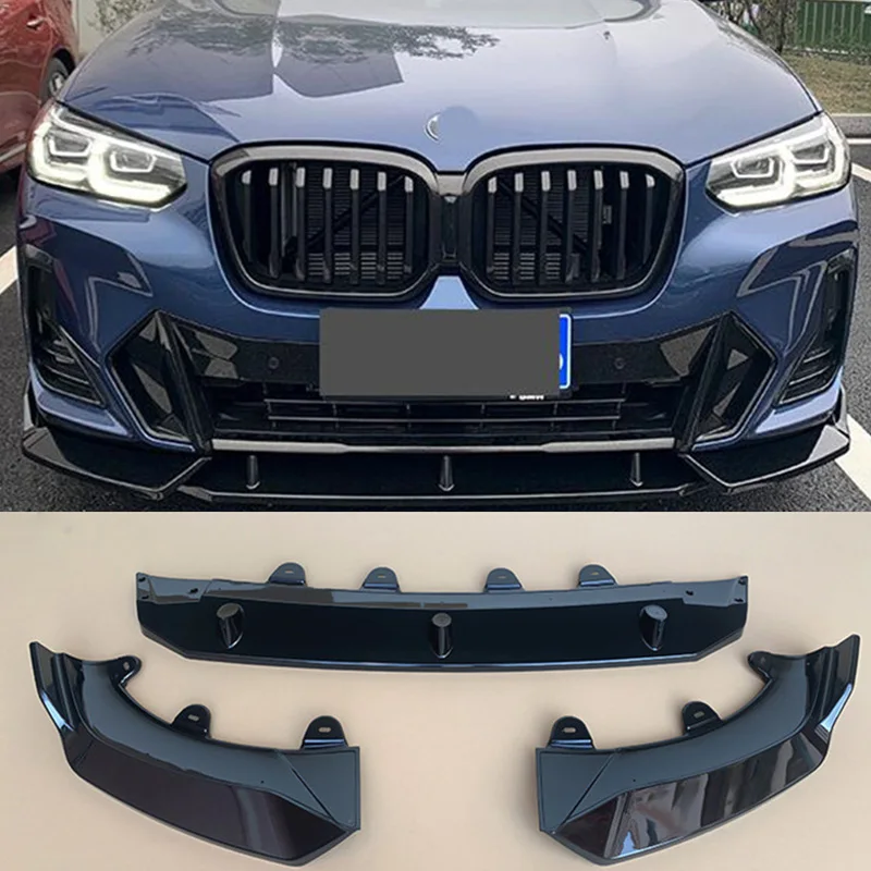 

Сплиттер для переднего бампера BMW X3 G01 X4 G02, 3 шт.