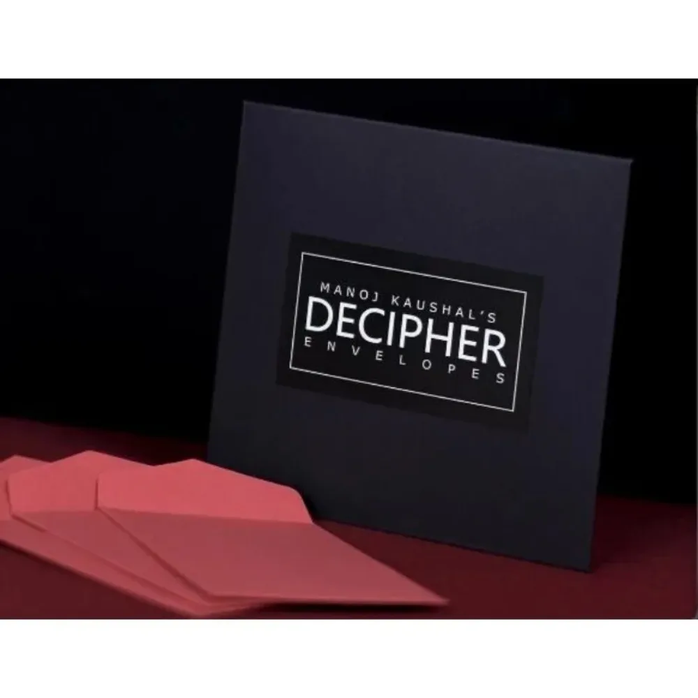 DECIPHER من Manoj K الخدع السحرية عن قرب أداء Mentalism أوهام الشارع الدعائم السحرية #4