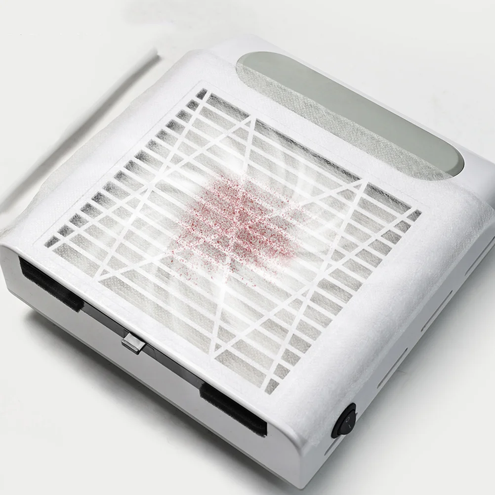 100 szt. Filtrów do odkurzacza do paznokci, włóknina, zamienniki do odkurzacza do paznokci, wysoka wydajność w usuwaniu pyłu