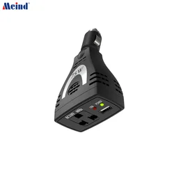 Meind mini portable car inverter 12v to 110v car power inverter 75w