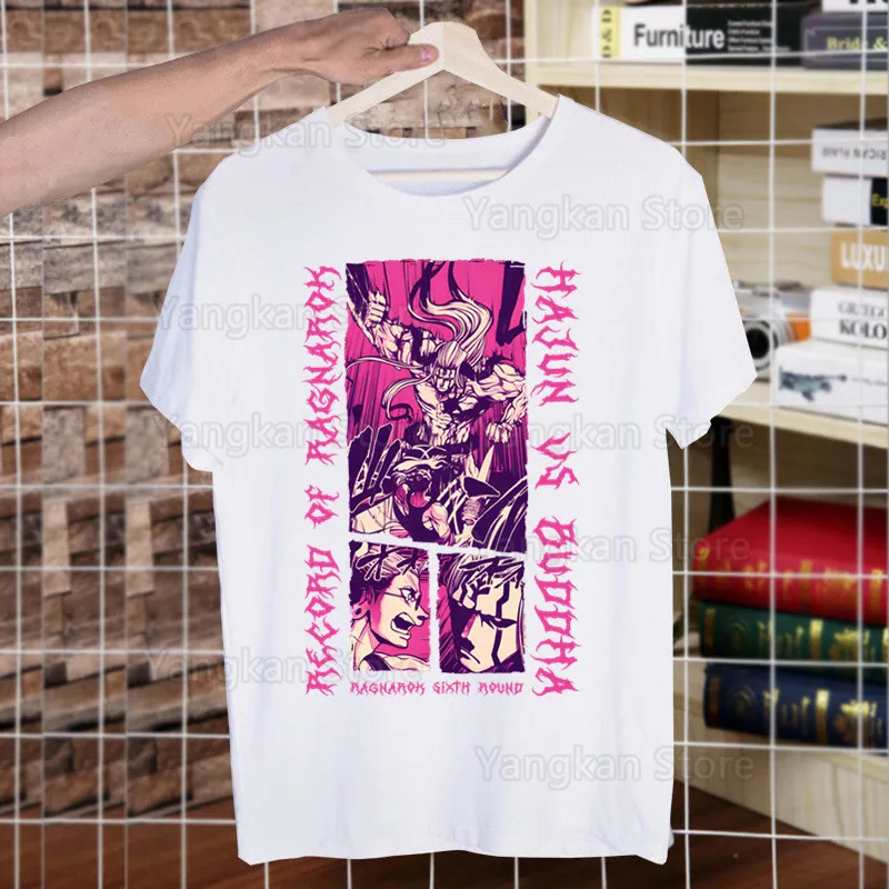 

Буда Запись Рагнарока Будда Аниме Харадзюку Мужские футболки Футболки Топы Дизайн Эстетическая футболка с короткими рукавами