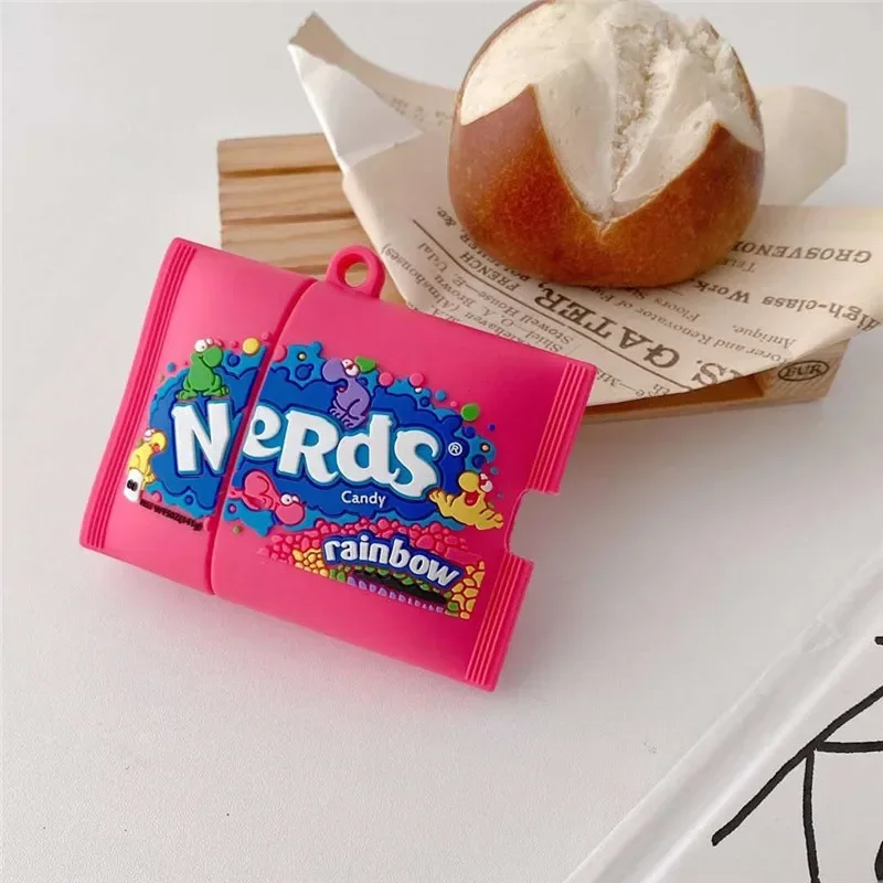 3D сахара Мультяшные яркие наушники чехол для AirPods 2 Чехол чехол для наушников чехол Чехол для AirPod Pro Чехол защитный зарядным устройством