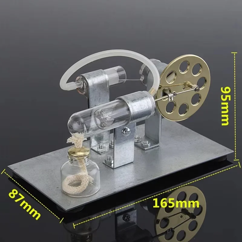 Stirling Hot Air Engine Model Generator Motor Physics Steam Power School Teaching Aid Diy Children\'s Intelligence Development