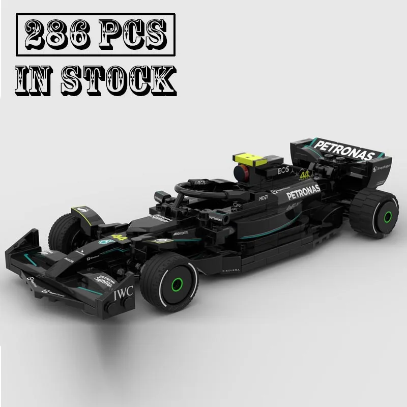 SuperW14 Team Stake SuperRace Car Model, Building Kit, Criadores Block Bricks, Brinquedos Infantis, Presentes de Aniversário, Técnico, MOC-140384, Novo