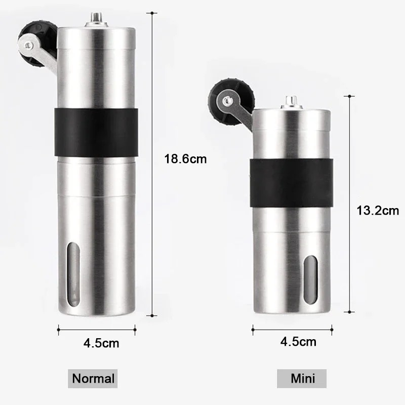 New Portable Handmade Coffee Tools Mini Conical Burr Espresso Grinder - Stainless Steel