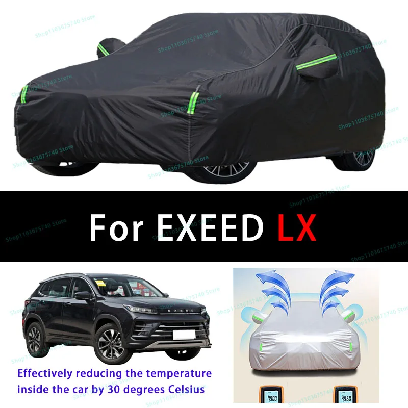 

For EXEED LX Full Car Covers Outdoor Sun uv Protection Dust Cooling Protective Auto Protective Cover