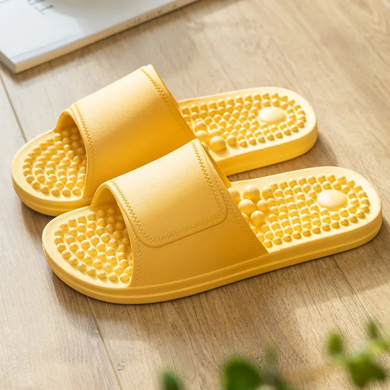 Massage Slipper Female Summer Acupoint Foot Therapy Shoe Indoor Home Soft Bottom Bathroom Anti-Slip Foot Bottom Massager