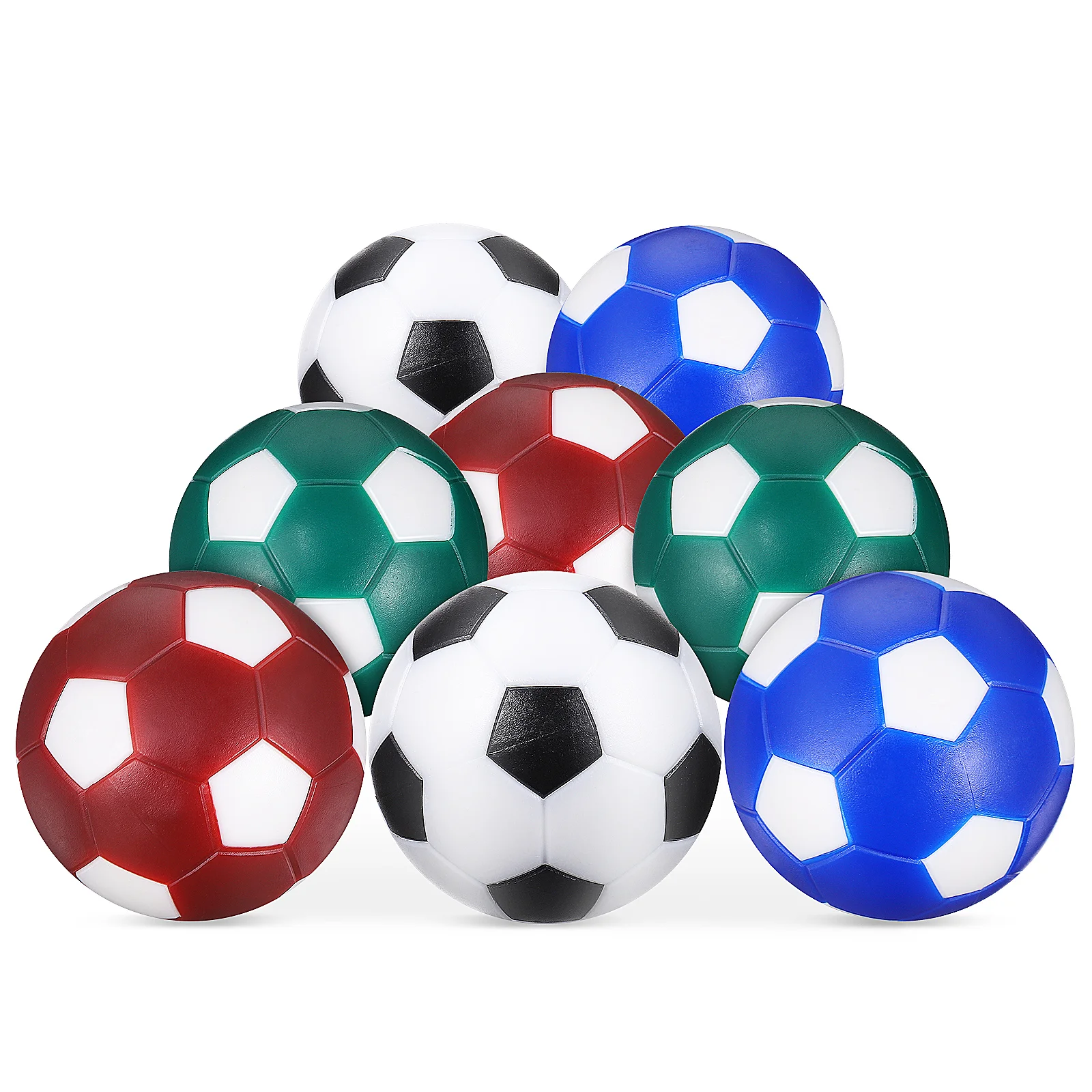 

8 Pcs Rugby Ball Football Foosball Table Fish Tank Replacement Child Mini Small