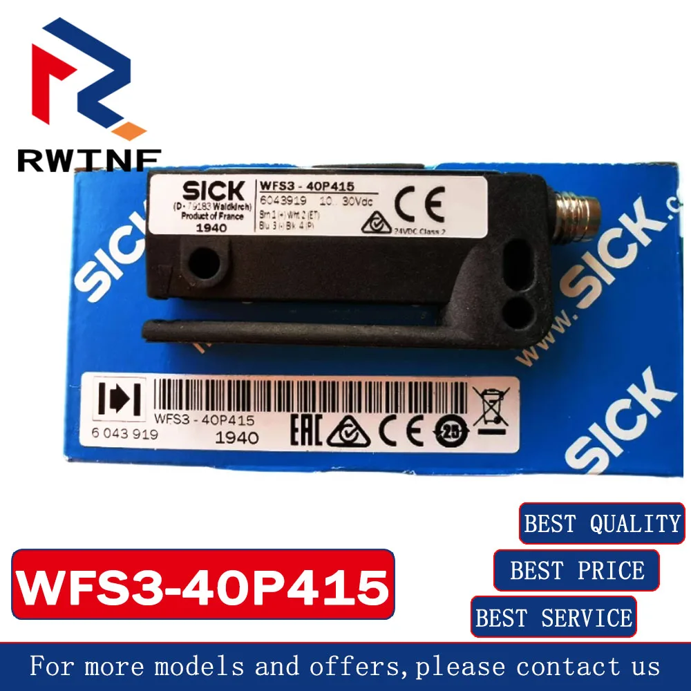 

Brand New Genuine WFS3-40P415 SICK Tag sensor,100% original warehouse stock