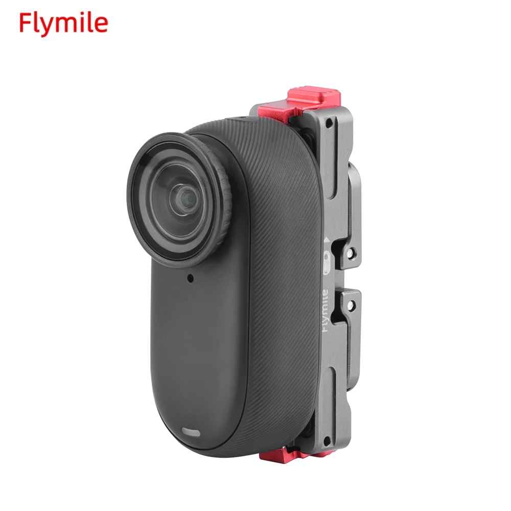 

Магнитный быстросъемный адаптер Flymile, крепежные кронштейны для Insta360 Go 3S/3, защита от падения, аксессуары для экшн-камеры