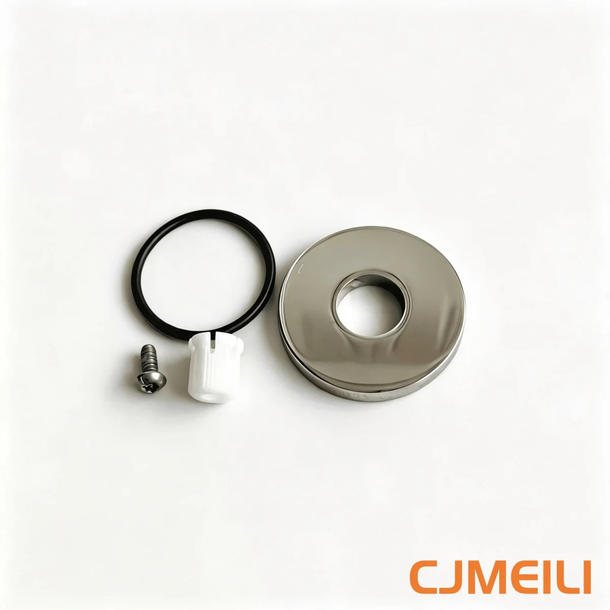 92956000 Handle Escutcheon Cover, Chrome Plated Trim Ring Replacement Part for Shower Faucet Bathroom Accessories