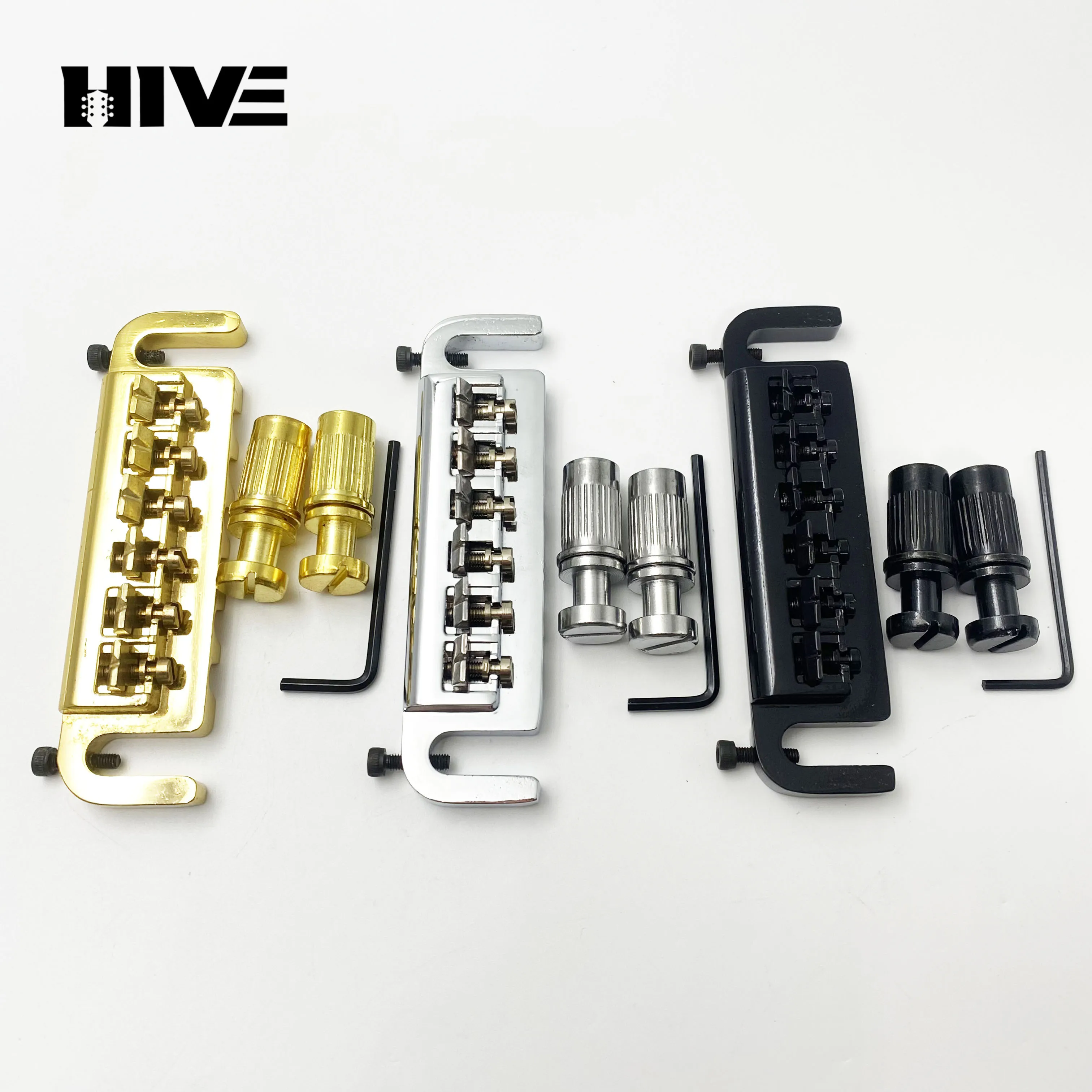 LP Electric Guitar Bridge Integrated LP Guitar String Bridge Electric Guitar Drawstring Plate