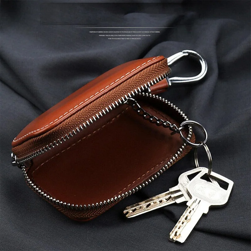 Kohle faser Männer Schlüssel tasche Multifunktion organisator Brieftasche Halter Smart Haushälterin Auto Universal Frauen kleinen Schlüssel etui Schlüssel beutel